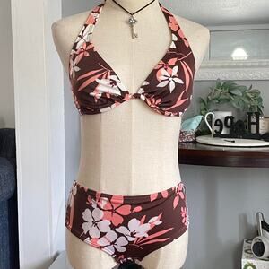 Y2k hibiscus bikini size m